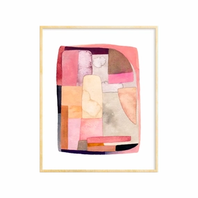 Color Grid No. 2 Art Print 8x10 framed wall decor