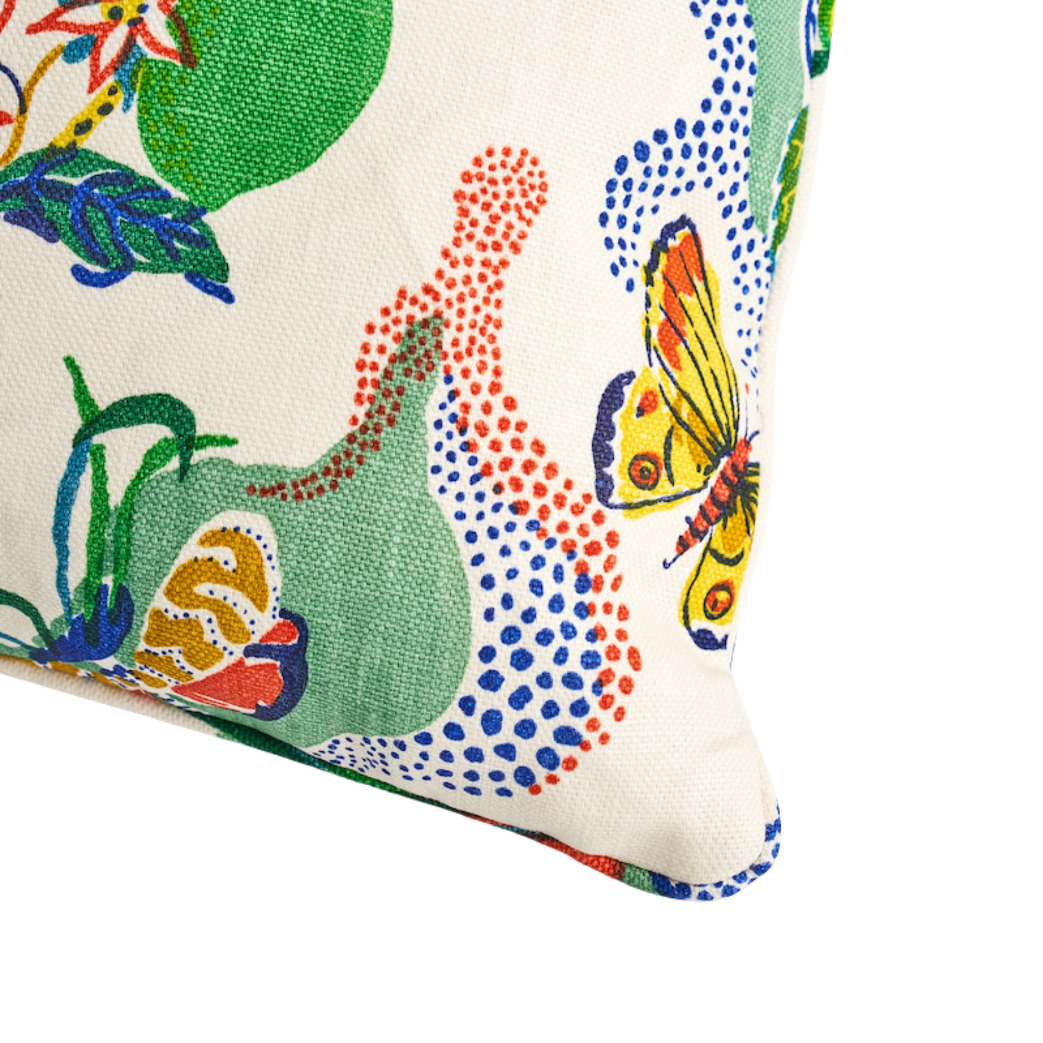 Colorful Citrus Garden Print  22" Throw Pillow