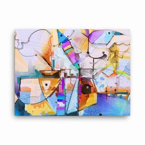 Colorful fantasy - canvas canvas mural art