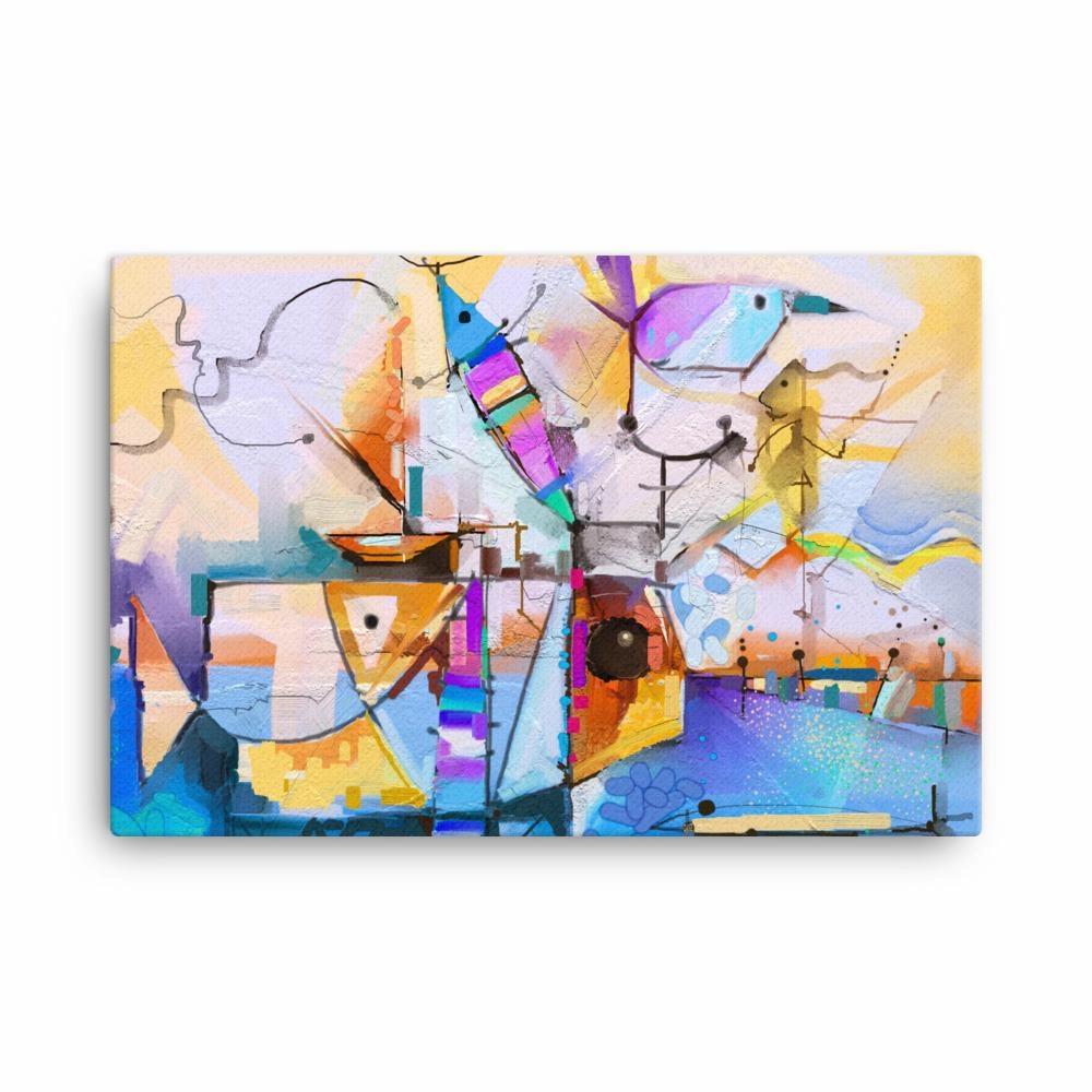 Colorful fantasy - canvas