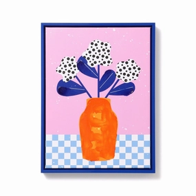 Colorful Frame Art Board Blue framed wall decor
