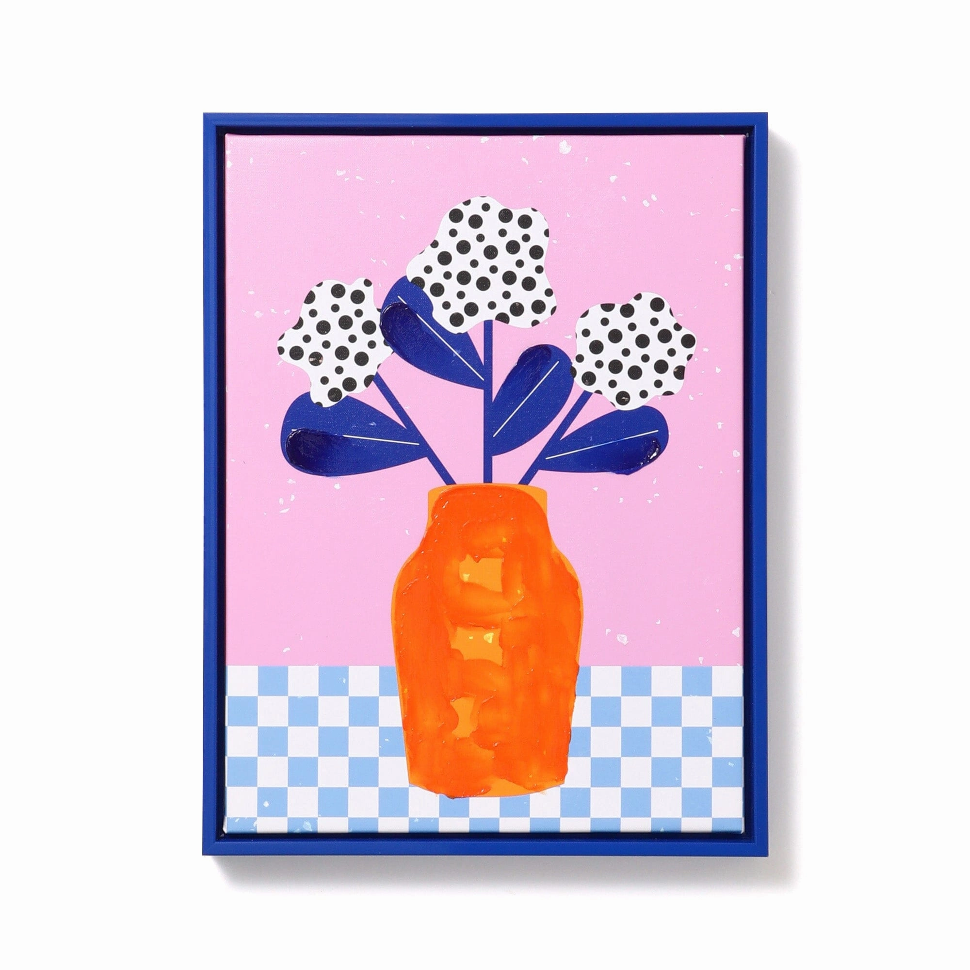 Colorful Frame Art Board Blue framed wall decor