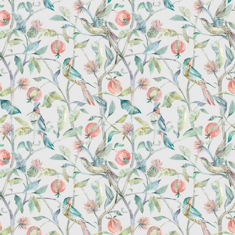 Colyford Printed Cotton Fabric (By The Metre) Pomegranate