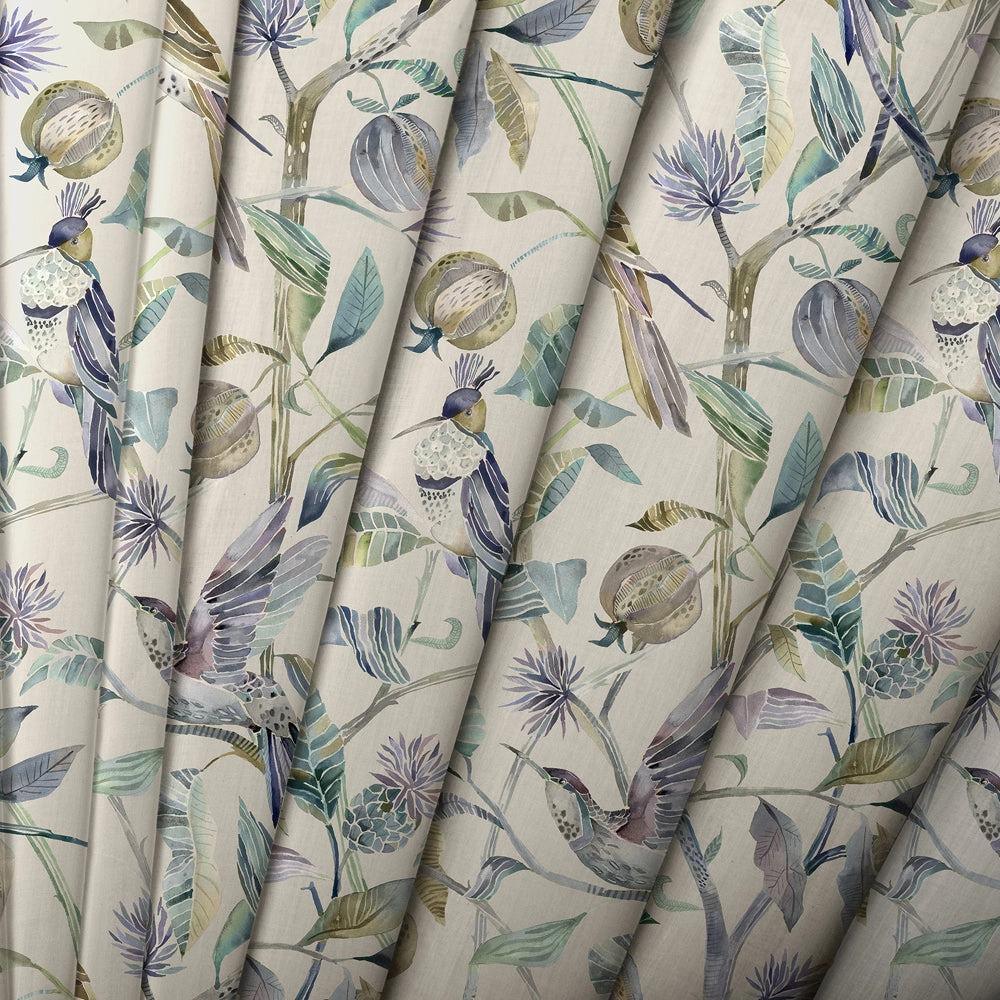 Colyford Printed Made to Measure Curtains Skylark