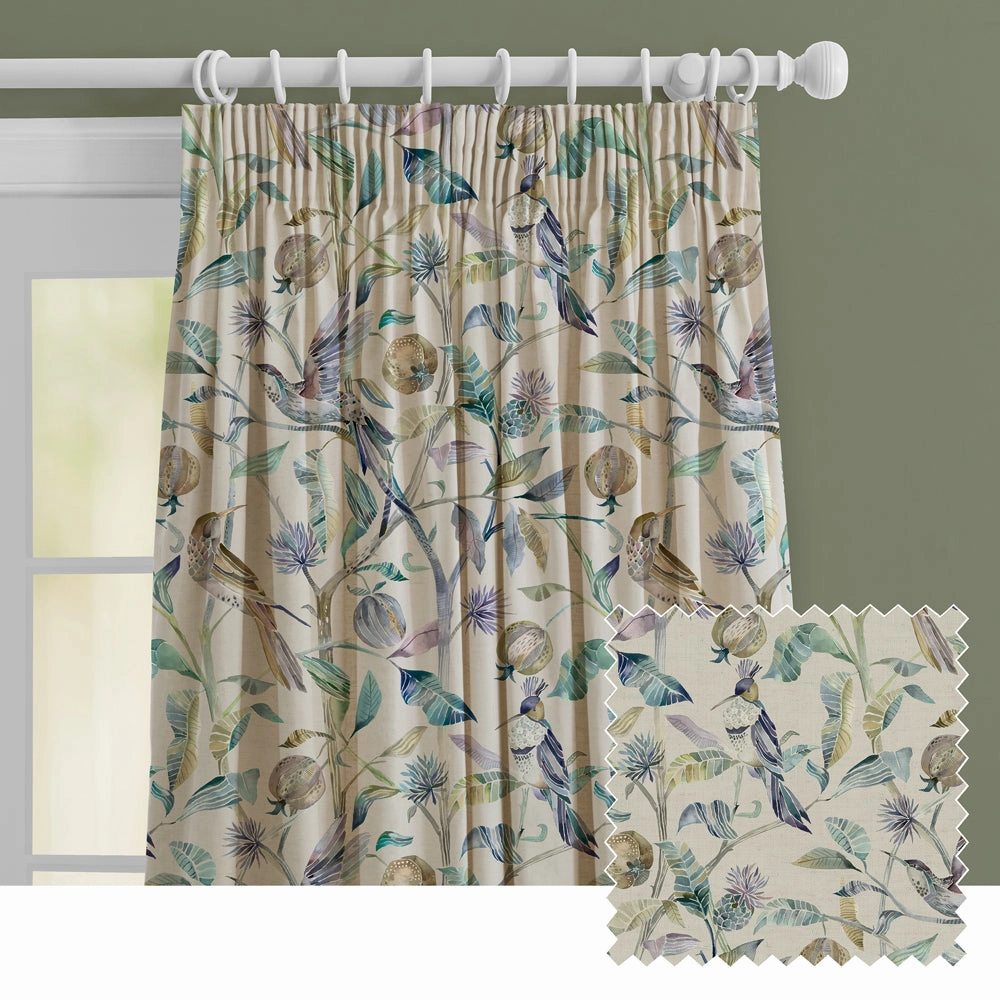 Colyford Printed Made to Measure Curtains Skylark patterned fashion rug  