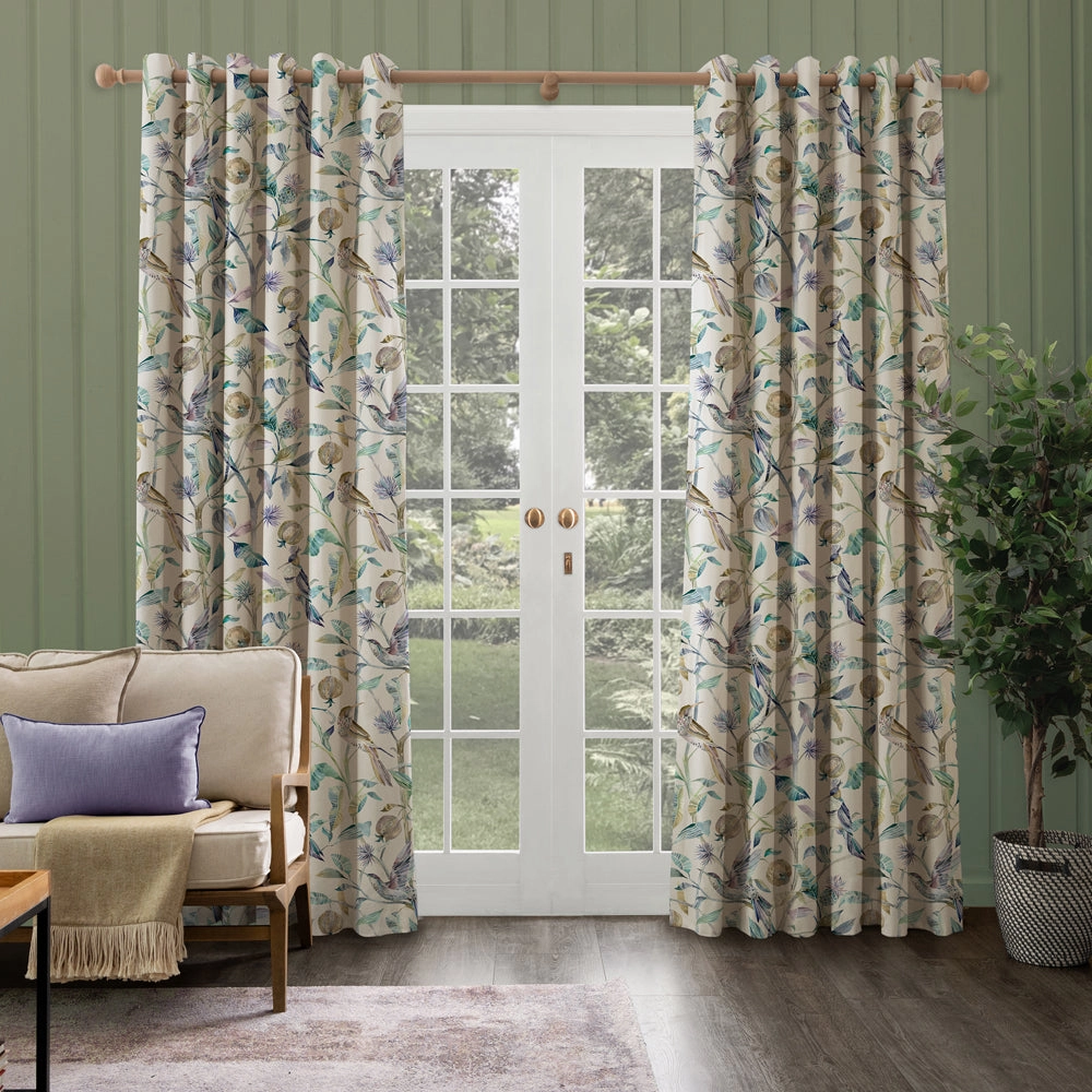 Colyford Printed Made to Measure Curtains Skylark