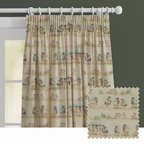 Come By Printed Made to Measure Curtains Linen patterned fashion rug  