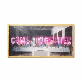 Come Together Artboard framed wall decor