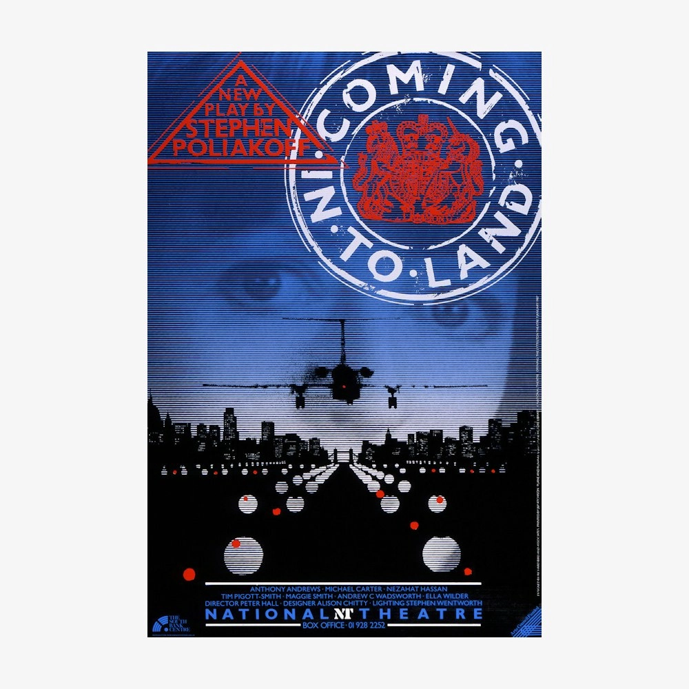 Coming in to Land 1987 Print aesthetic poster wallpaper