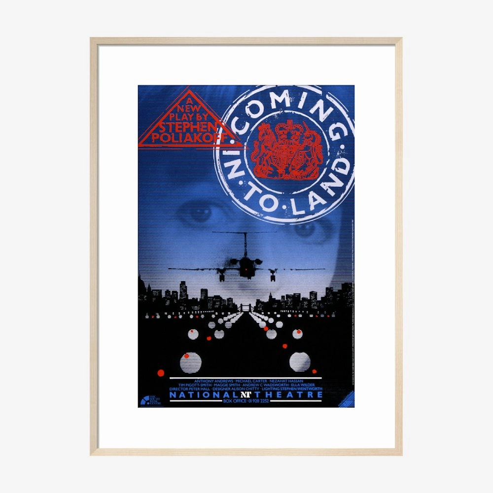 Coming in to Land 1987 Print