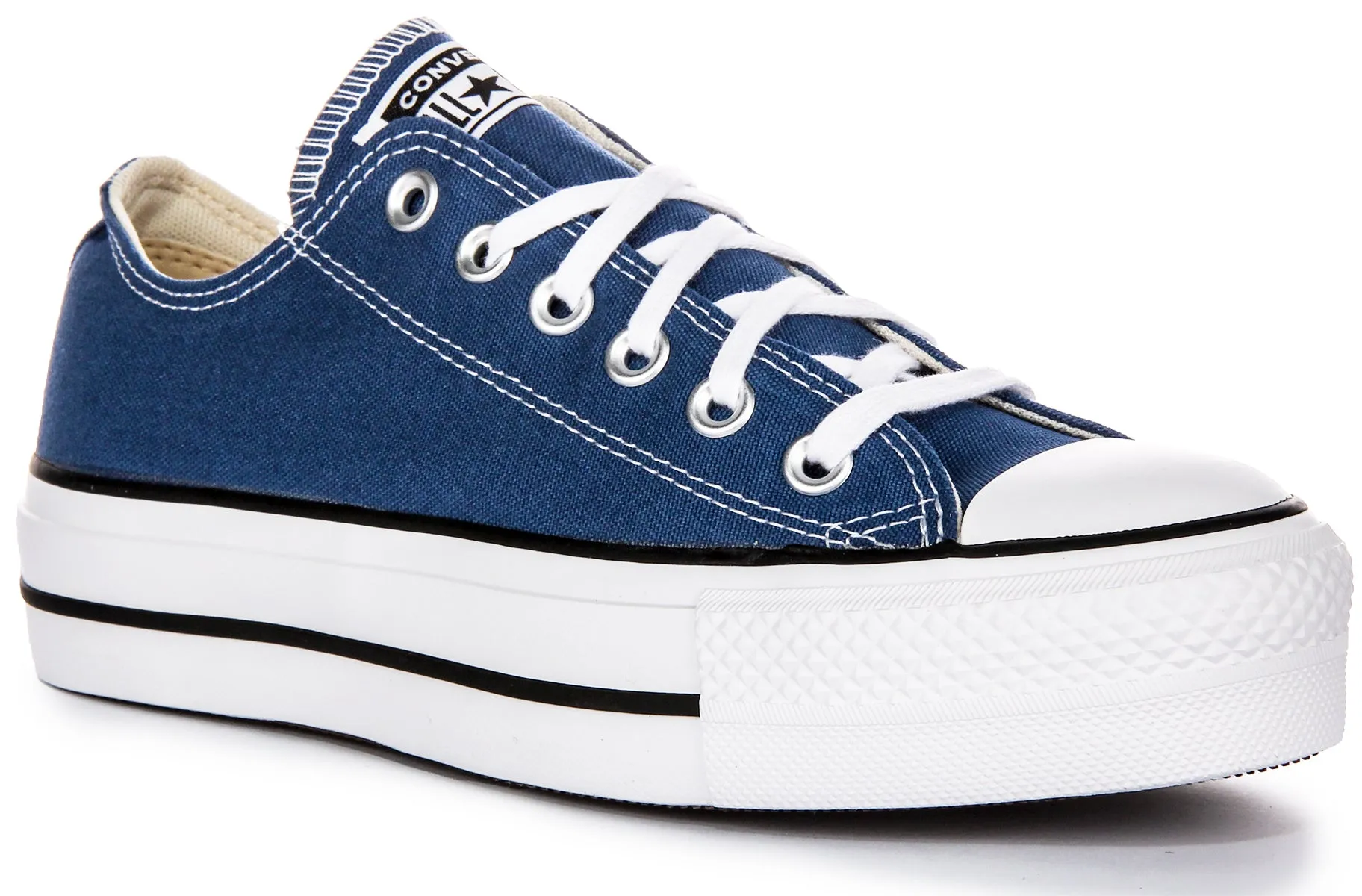 Converse All Star Lift A08289C in Blau Weiß Schuhe Converse