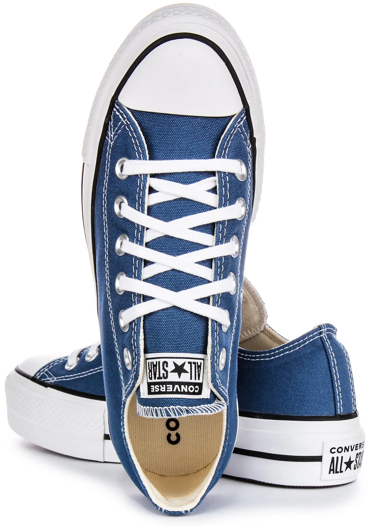 Converse All Star Lift A08289C in Blau Weiß Schuhe Converse