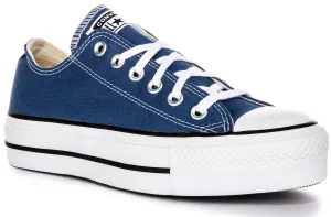Converse All Star Lift A08289C in Blau Weiß Schuhe Converse