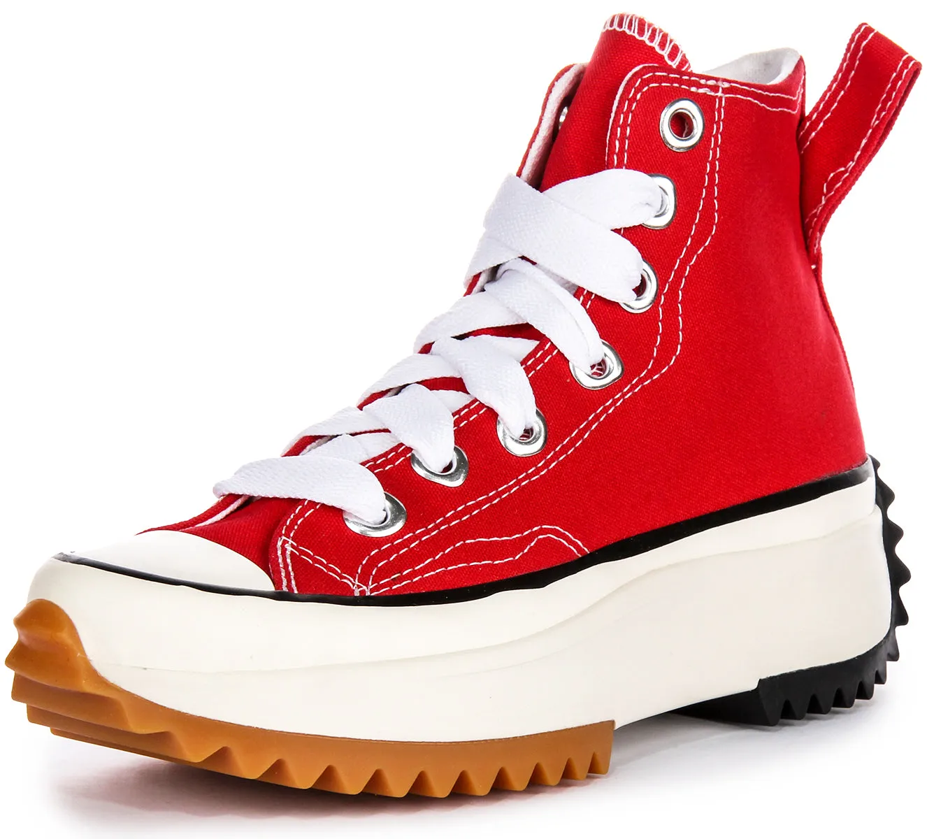 Converse Run Star Hike Sketch A10421C In Rot Weiß Schuhe Converse