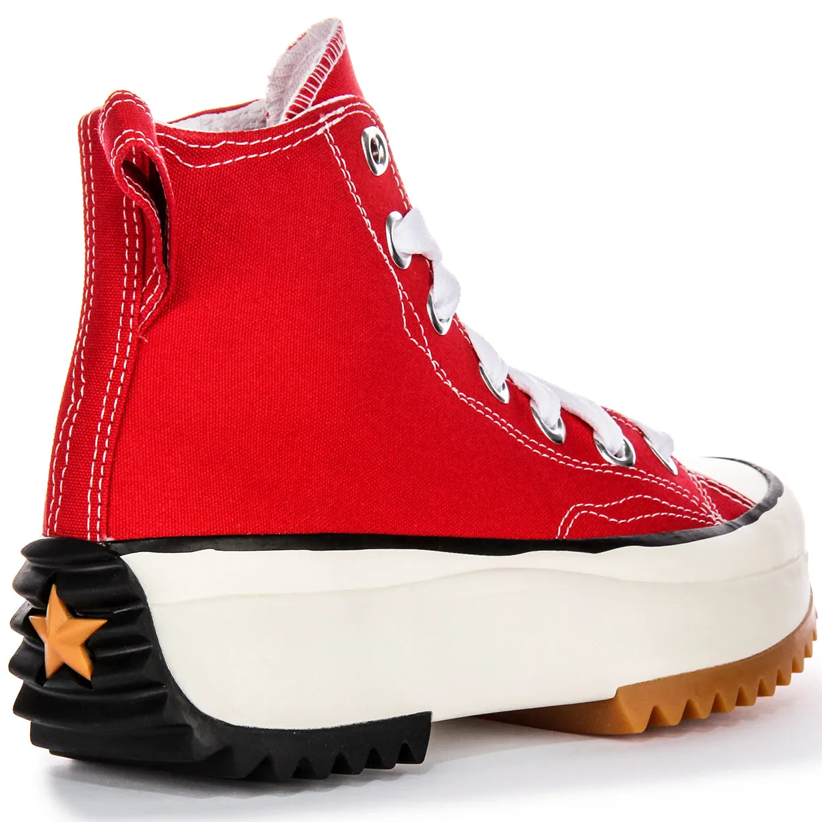 Converse Run Star Hike Sketch A10421C In Rot Weiß Schuhe Converse