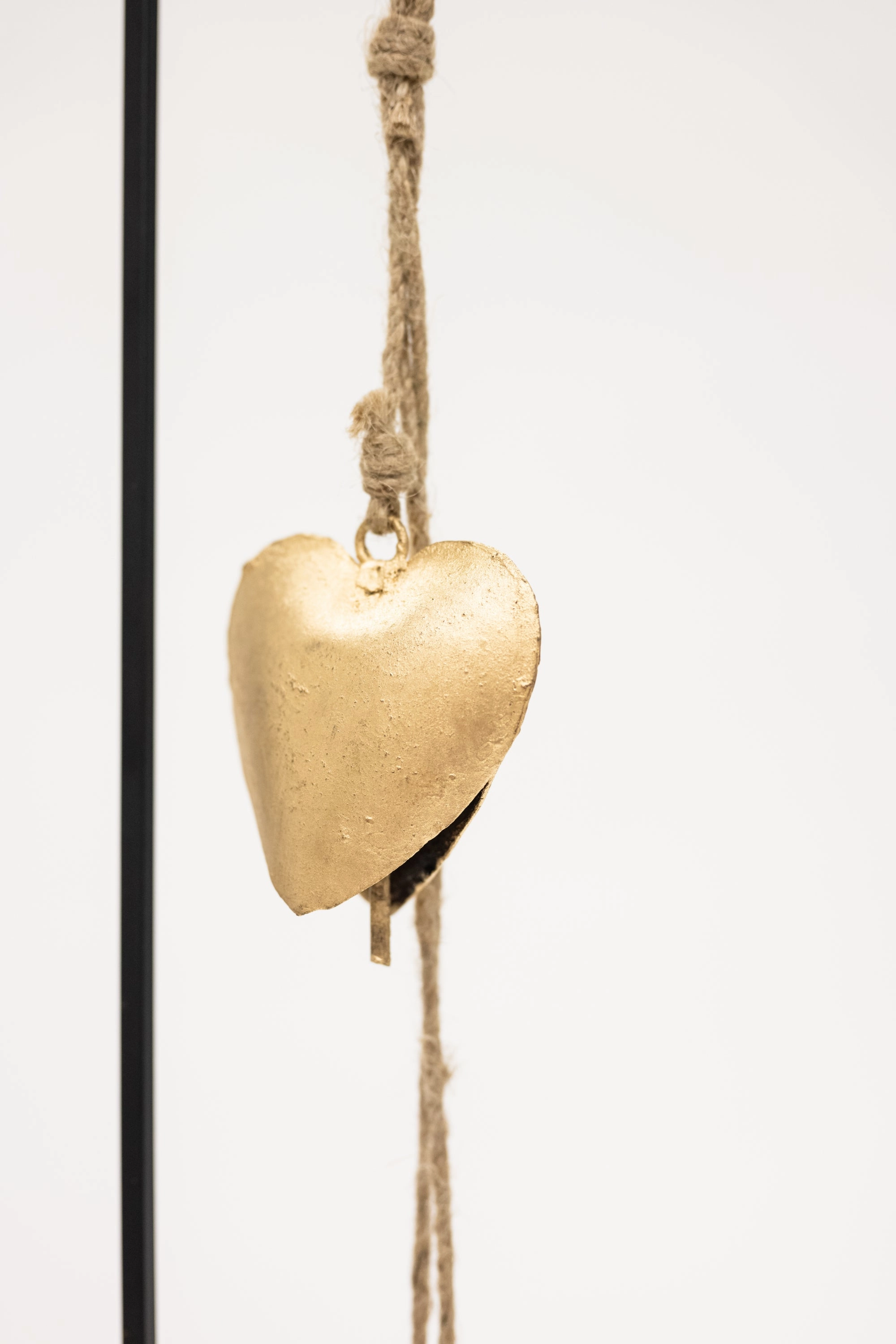 Copper Heart Wind Chime