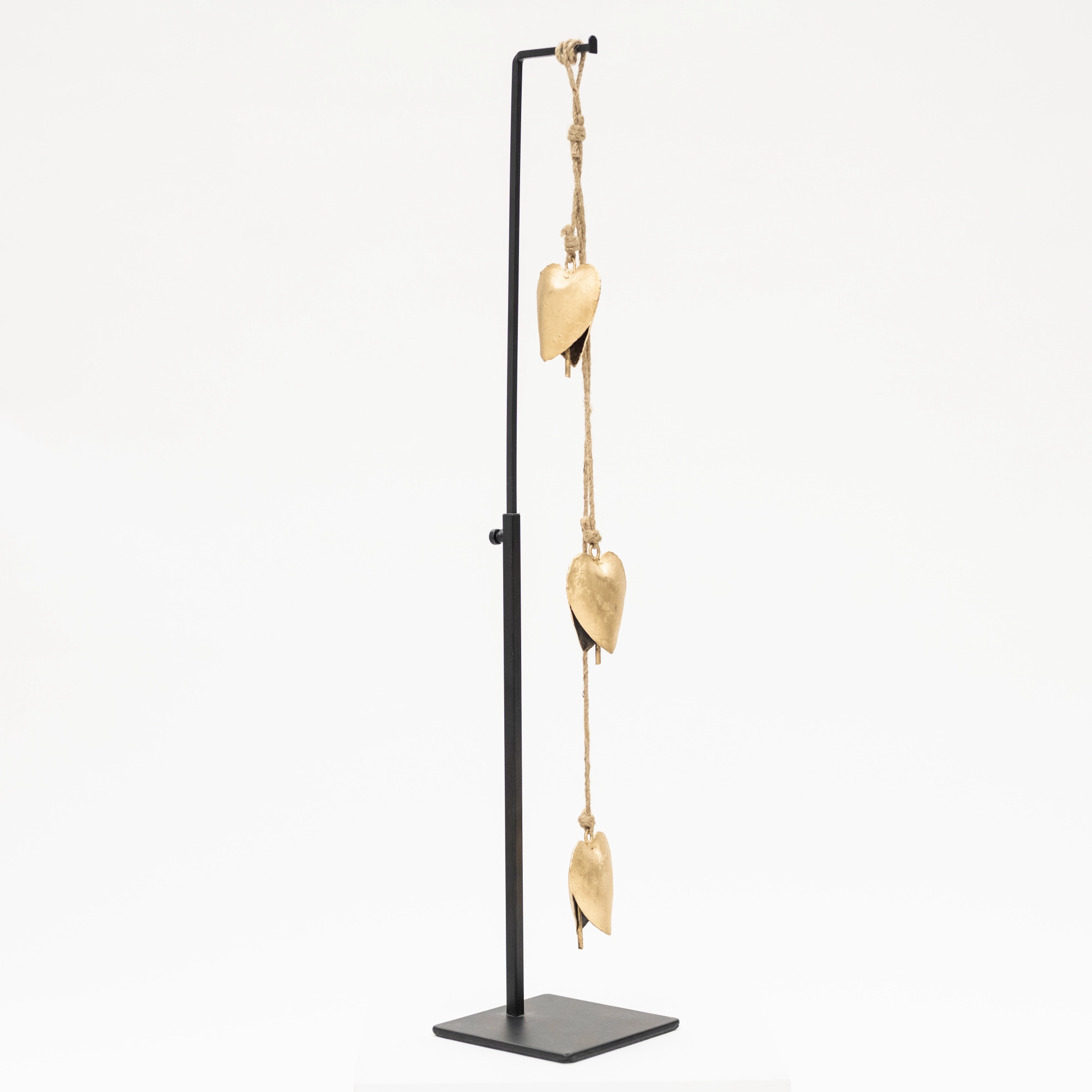 Copper Heart Wind Chime dreamcatcher wall hanging