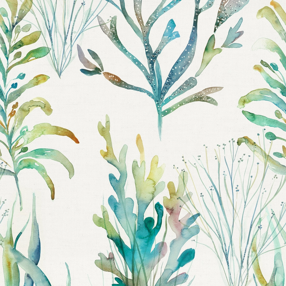 Coral Reef Printed Cotton Fabric (By The Metre) Kelpie elegant table cloth  