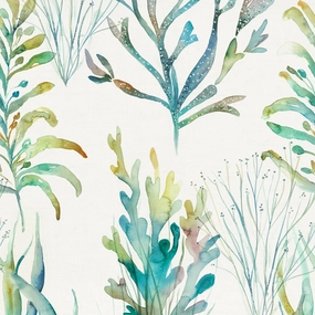 Coral Reef Printed Cotton Fabric (By The Metre) Kelpie elegant table cloth  