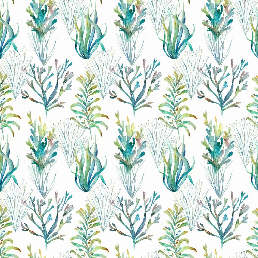 Coral Reef Printed Cotton Fabric (By The Metre) Kelpie