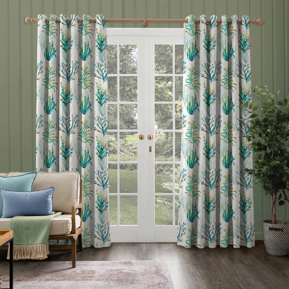 Coral Reef Printed Made to Measure Curtains Kelpie