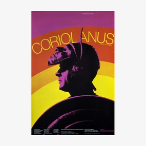 Coriolanus 1971 Print vintage woodcut wallpaper