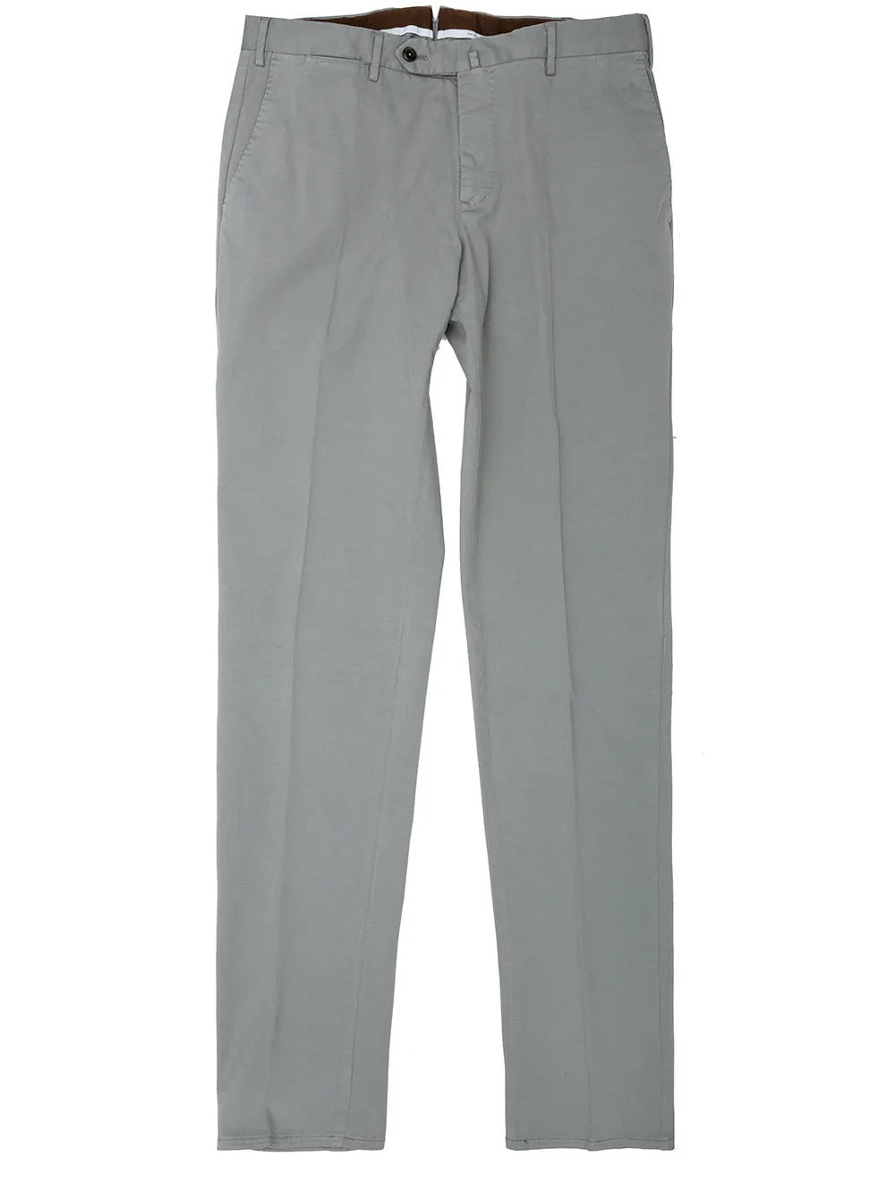 Baumwoll-Chinohose Grau