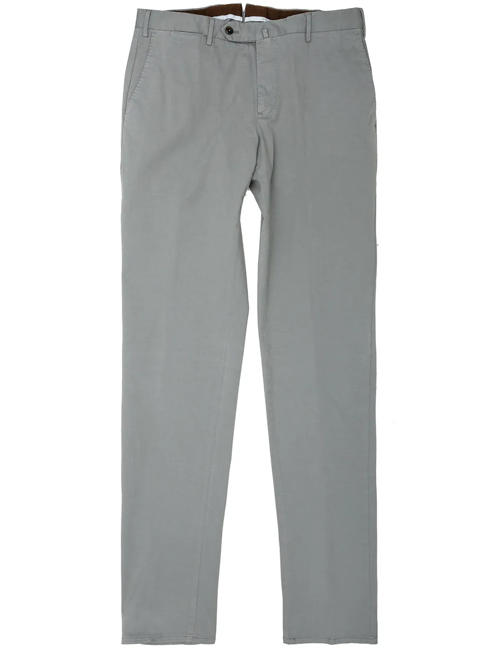 Baumwoll-Chinohose Grau