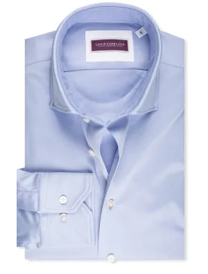 Baumwoll-Jersey-Shirt Blau