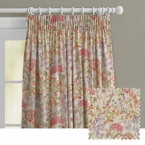 Country Hedgerow Linen Printed Made to Measure Curtains Autumn patterned fashion rug  