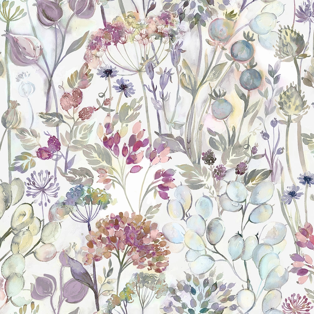 Country Hedgerow Linen Printed Made to Measure Curtains Bloom
