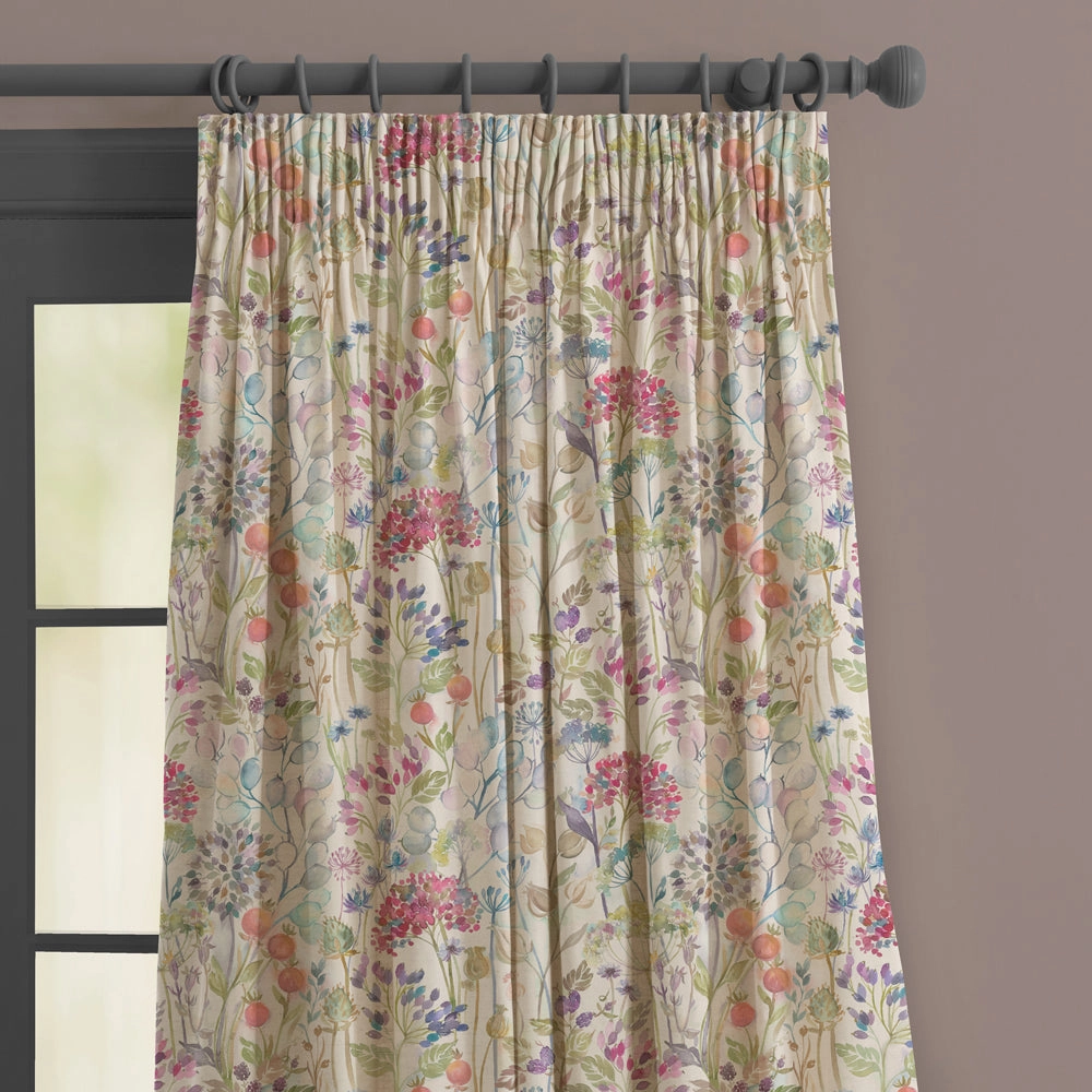 Country Hedgerow Linen Printed Made to Measure Curtains Classic