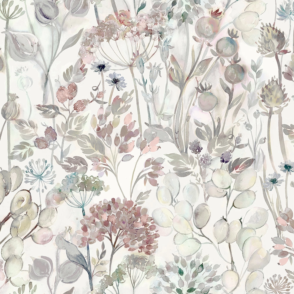 Country Hedgerow Linen Printed Made to Measure Curtains Dawn