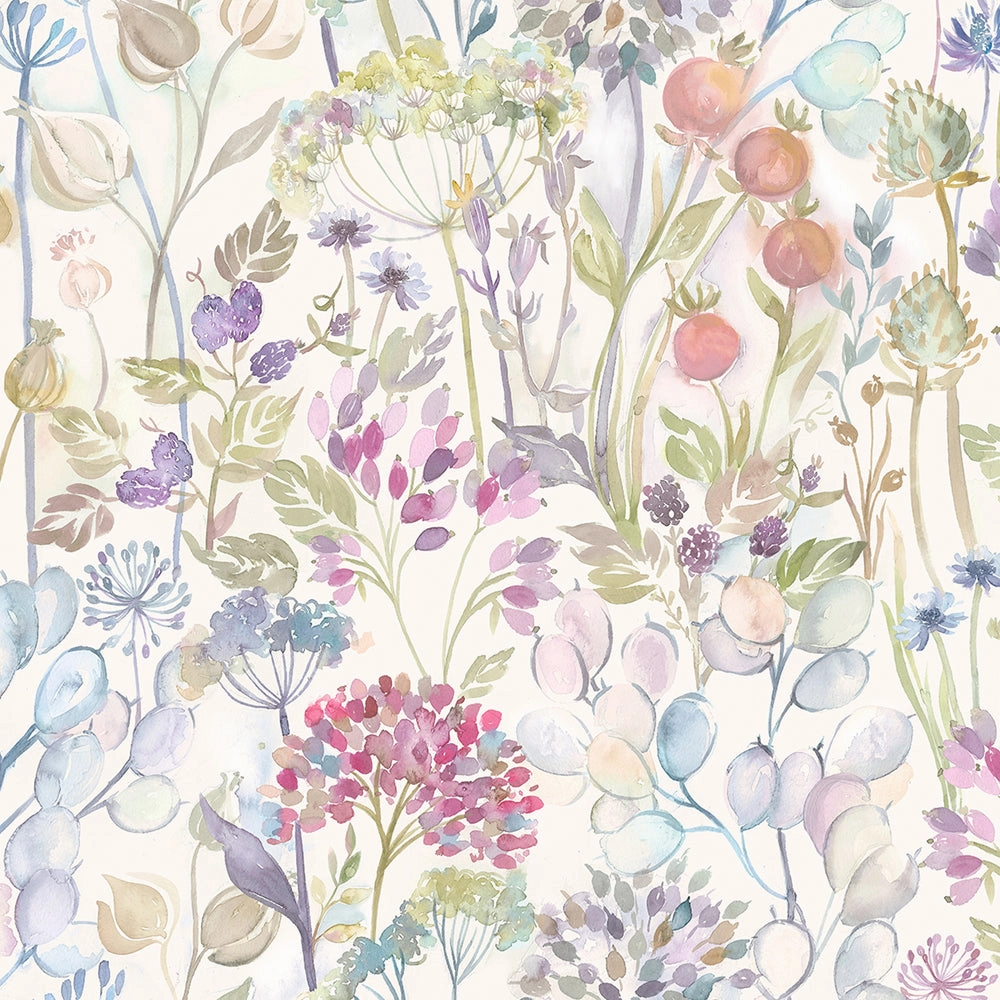 Country Hedgerow Linen Printed Made to Measure Curtains Linen
