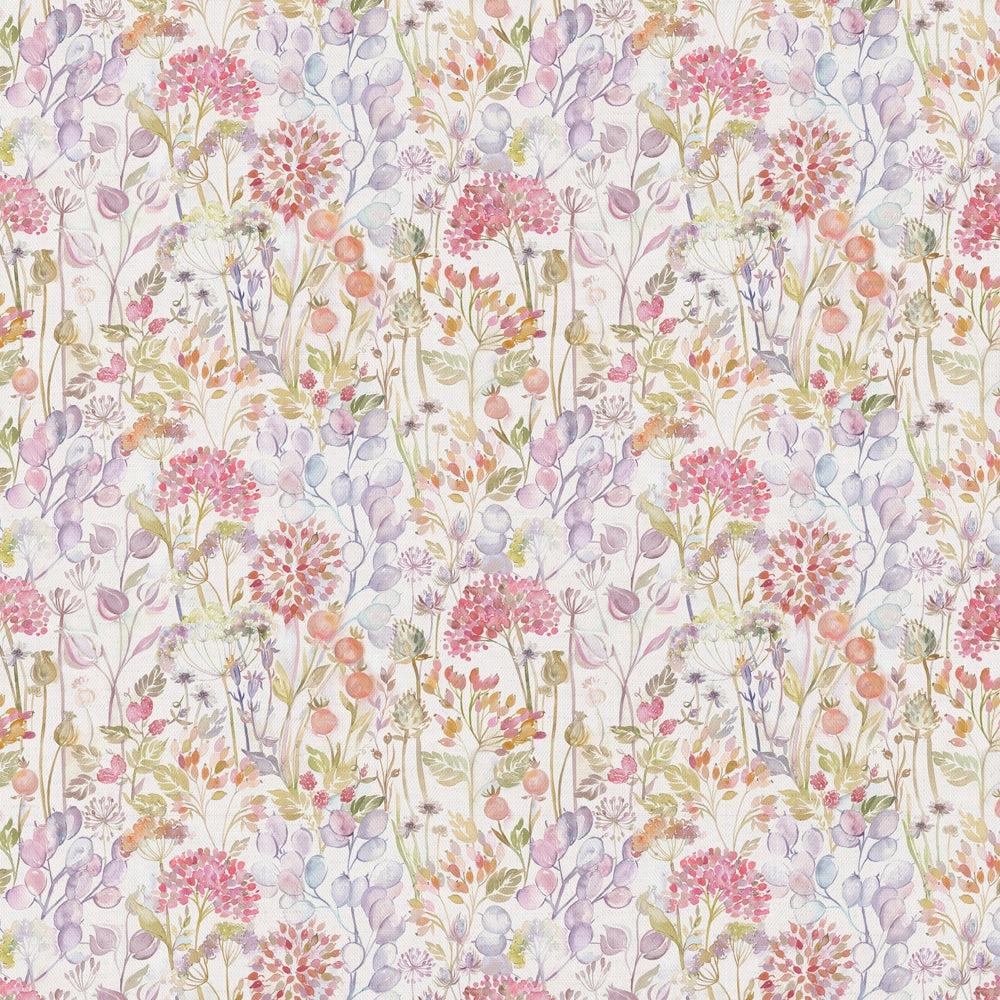 Country Hedgerow Printed Cotton Fabric (By The Metre) Autumn/Cream