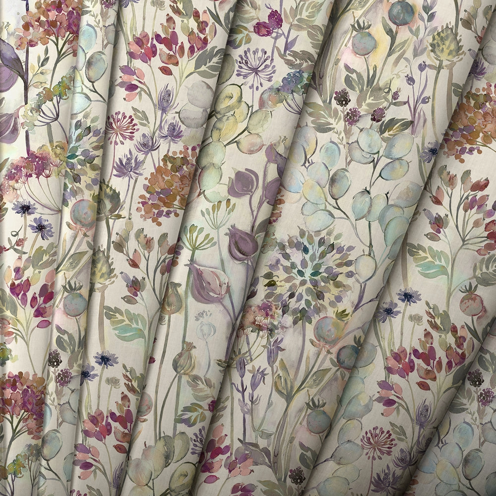 Country Hedgerow Printed Cotton Fabric (By The Metre) Bloom