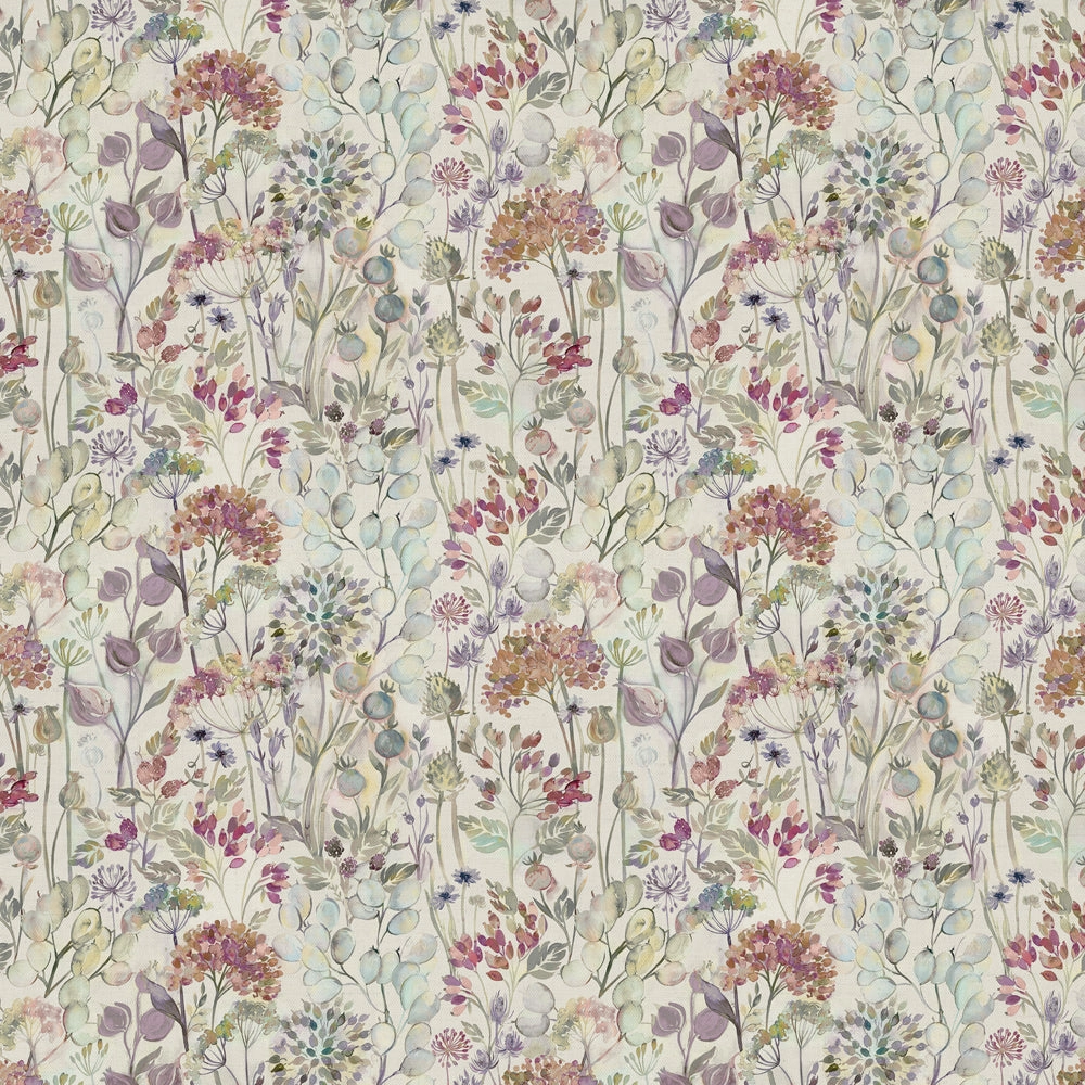 Country Hedgerow Printed Cotton Fabric (By The Metre) Bloom