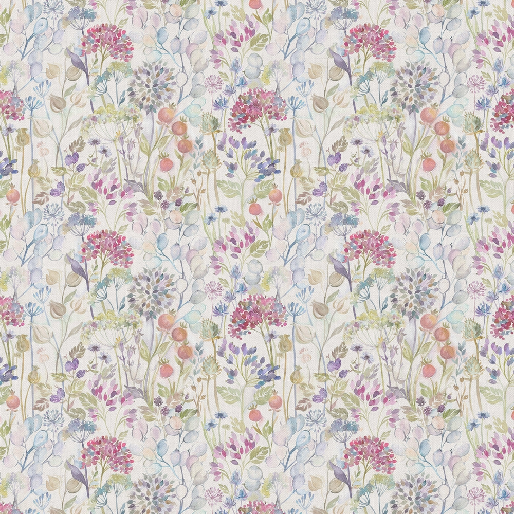 Country Hedgerow Printed Cotton Fabric (By The Metre) Classic/Cream