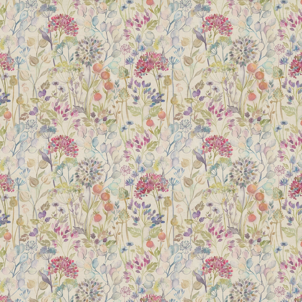 Country Hedgerow Printed Cotton Fabric (By The Metre) Classic