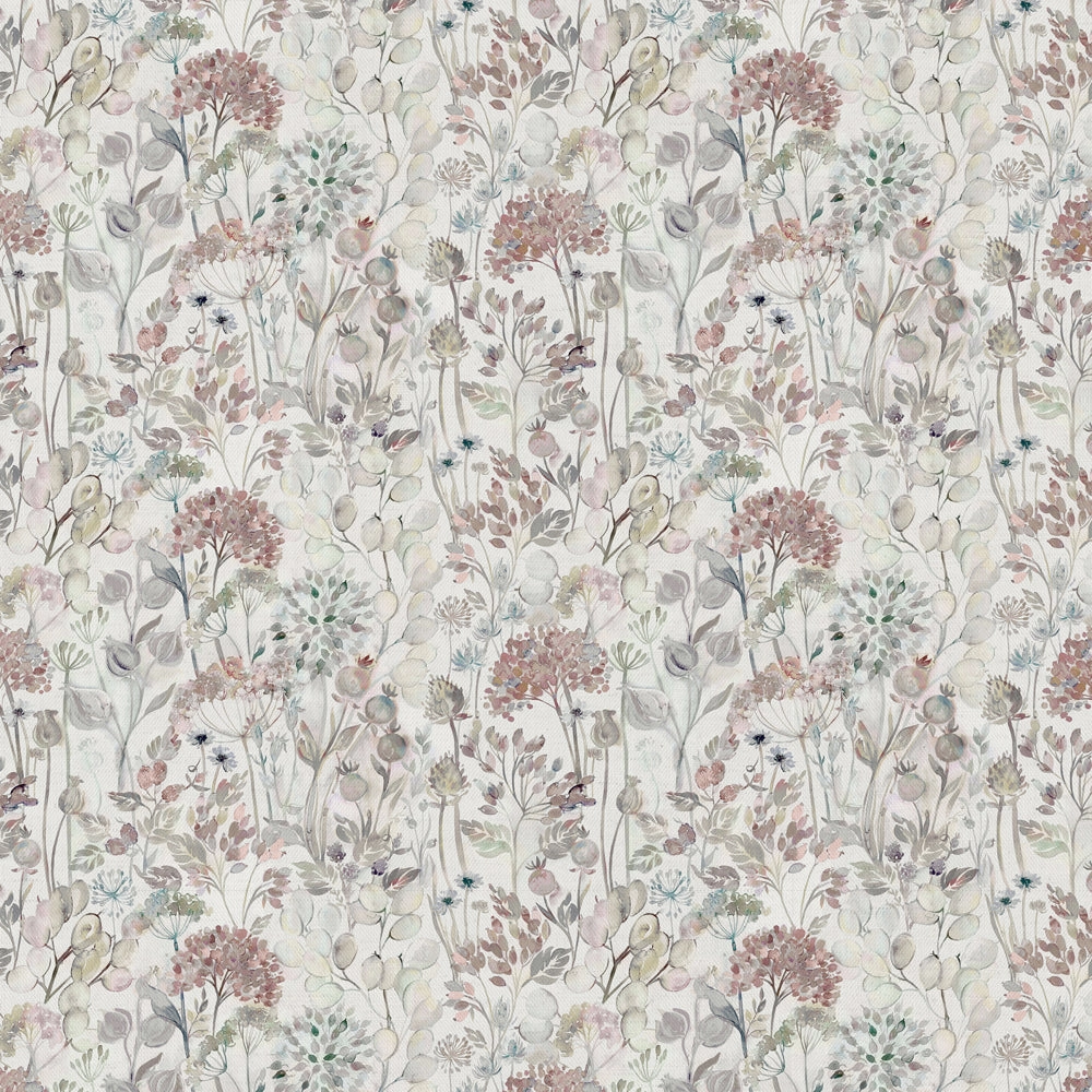 Country Hedgerow Printed Cotton Fabric (By The Metre) Dawn/Cream