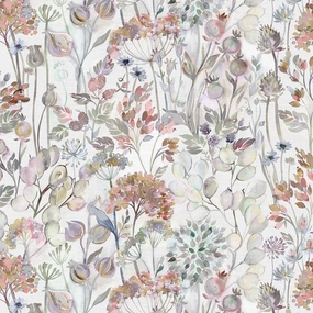 Country Hedgerow Printed Cotton Fabric (By The Metre) Dusk/Cream elegant table cloth  