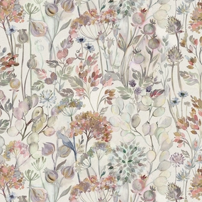 Country Hedgerow Printed Cotton Fabric (By The Metre) Dusk elegant table cloth  