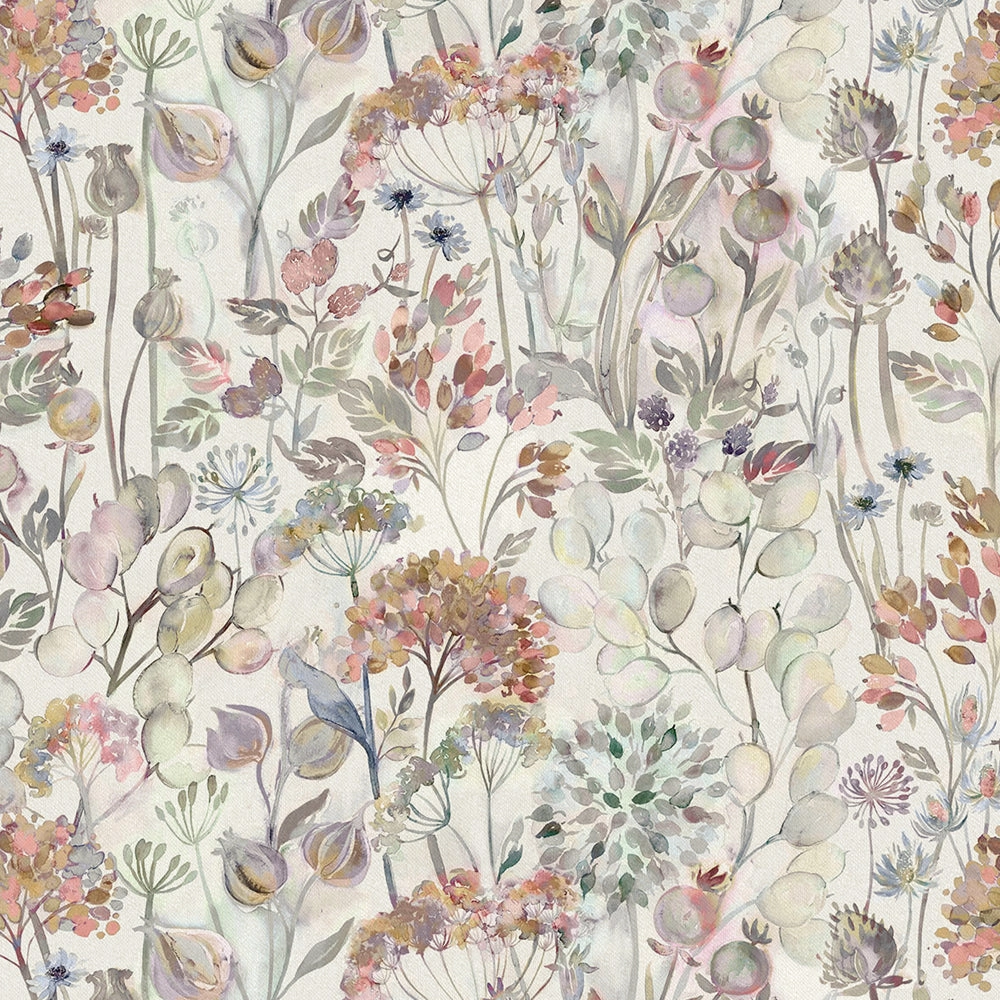Country Hedgerow Printed Cotton Fabric (By The Metre) Dusk elegant table cloth  