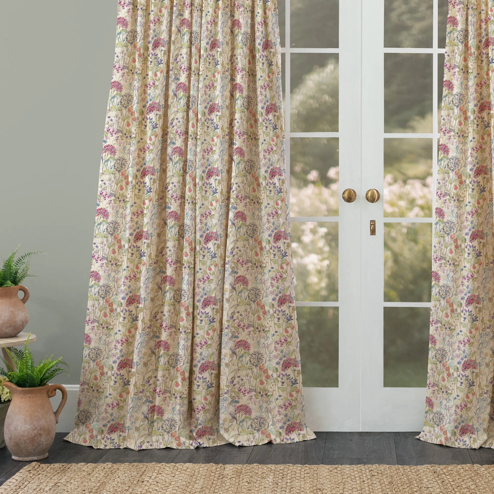 Country Hedgerow Printed Cotton Fabric (By The Metre) Mini