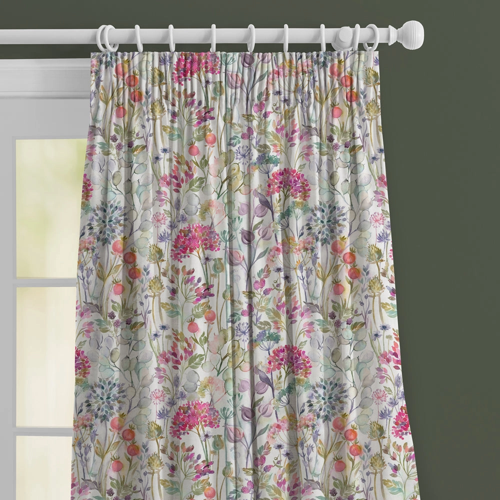 Country Hedgerow Printed Made to Measure Curtains Lotus