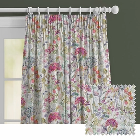Country Hedgerow Printed Made to Measure Curtains Lotus patterned fashion rug  