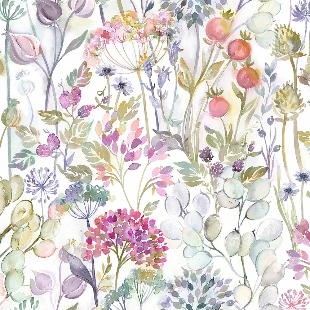 Country Hedgerow Printed Made to Measure Curtains Lotus