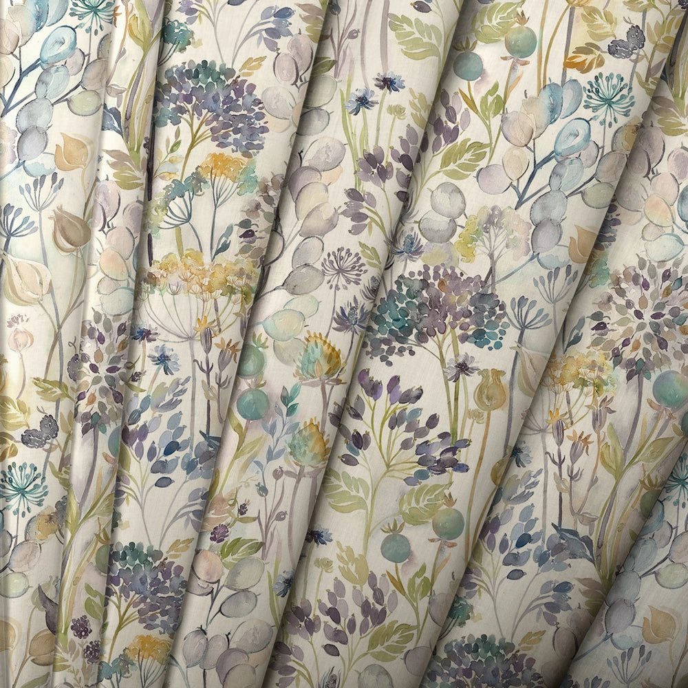 Country Hedgerow Printed Made to Measure Curtains Sky
