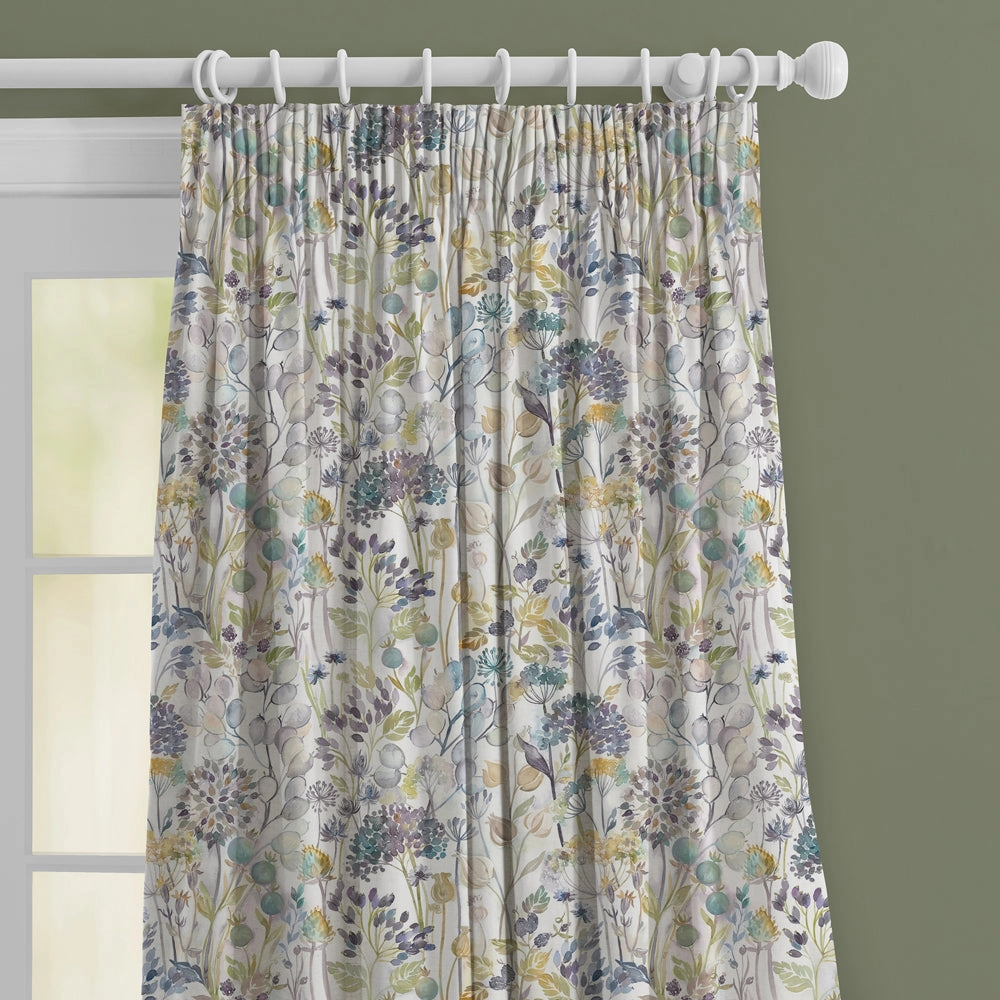 Country Hedgerow Printed Made to Measure Curtains Sky