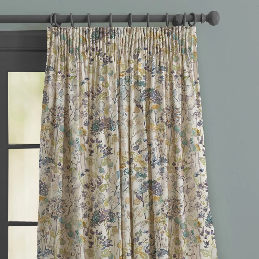 Country Hedgerow Printed Made to Measure Curtains Sky